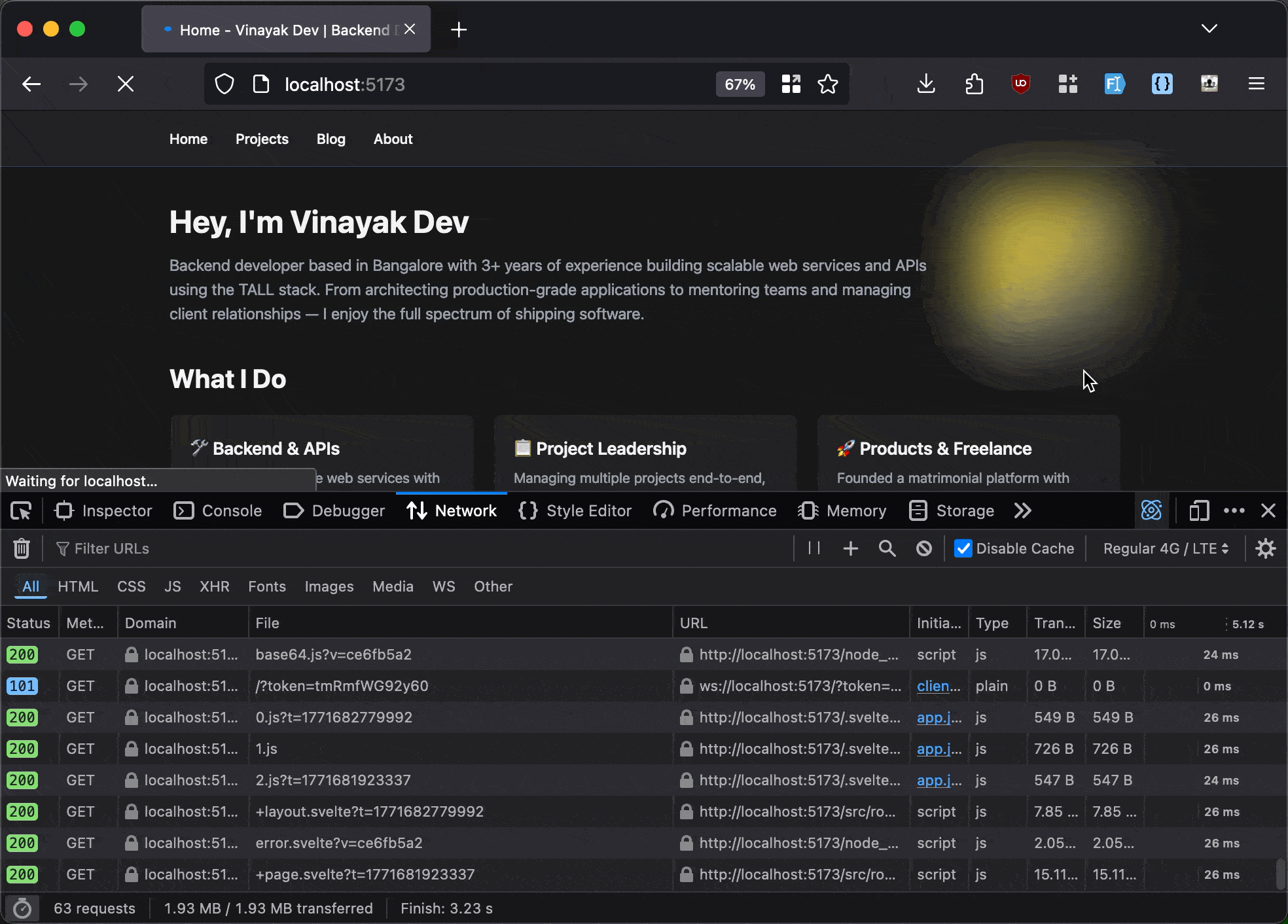 BlurImage component preview showing blur-to-sharp image loading effect