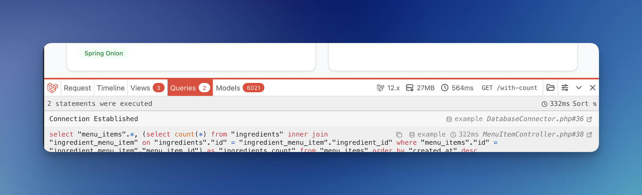 Memory usage with in-application filtering approach